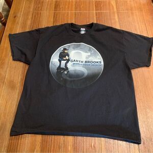Garth Brooks Men’s Black World Tour 2014-15 Concert T-Shirt XL Preshrunk